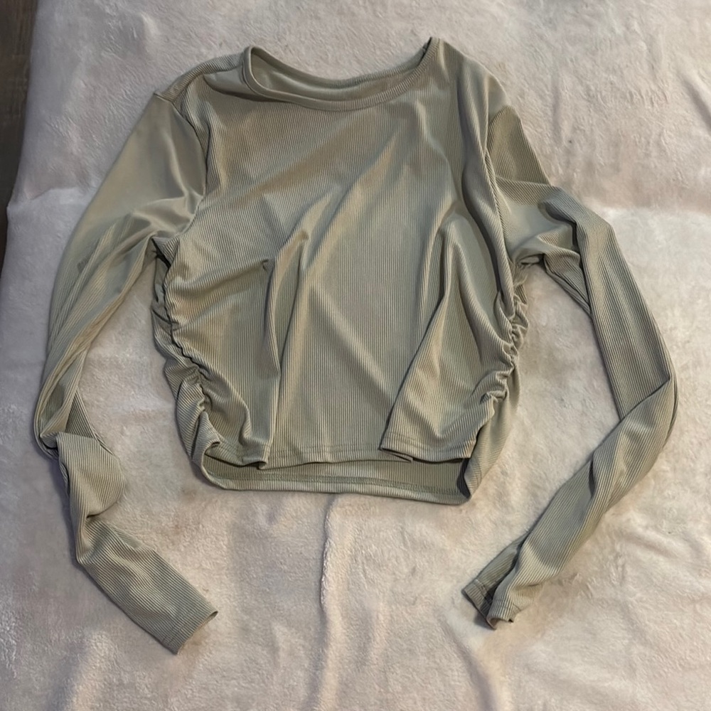 Ribbed Long Sleeve Top